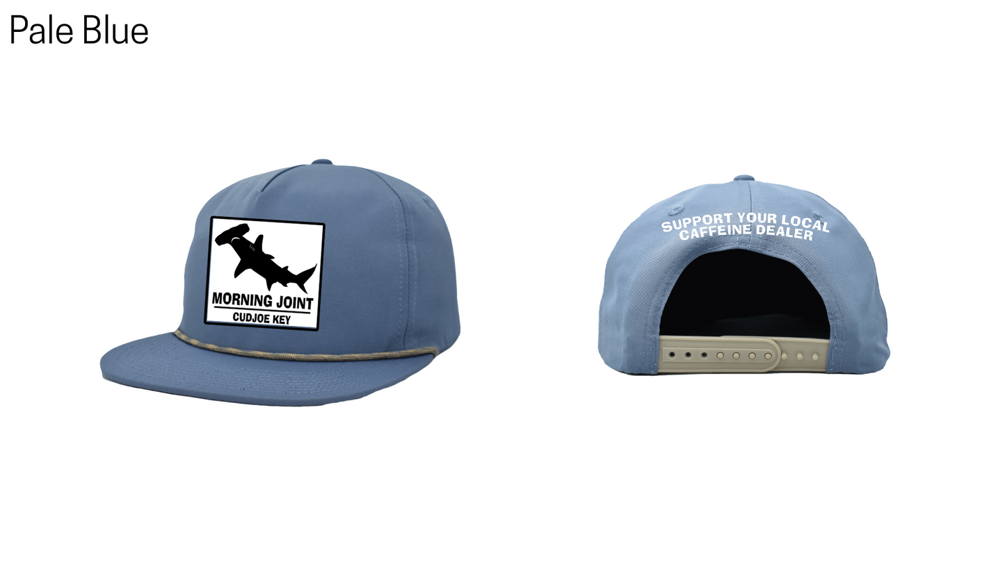 6-Panel Flat Brim Patch Hats - Morning Joint