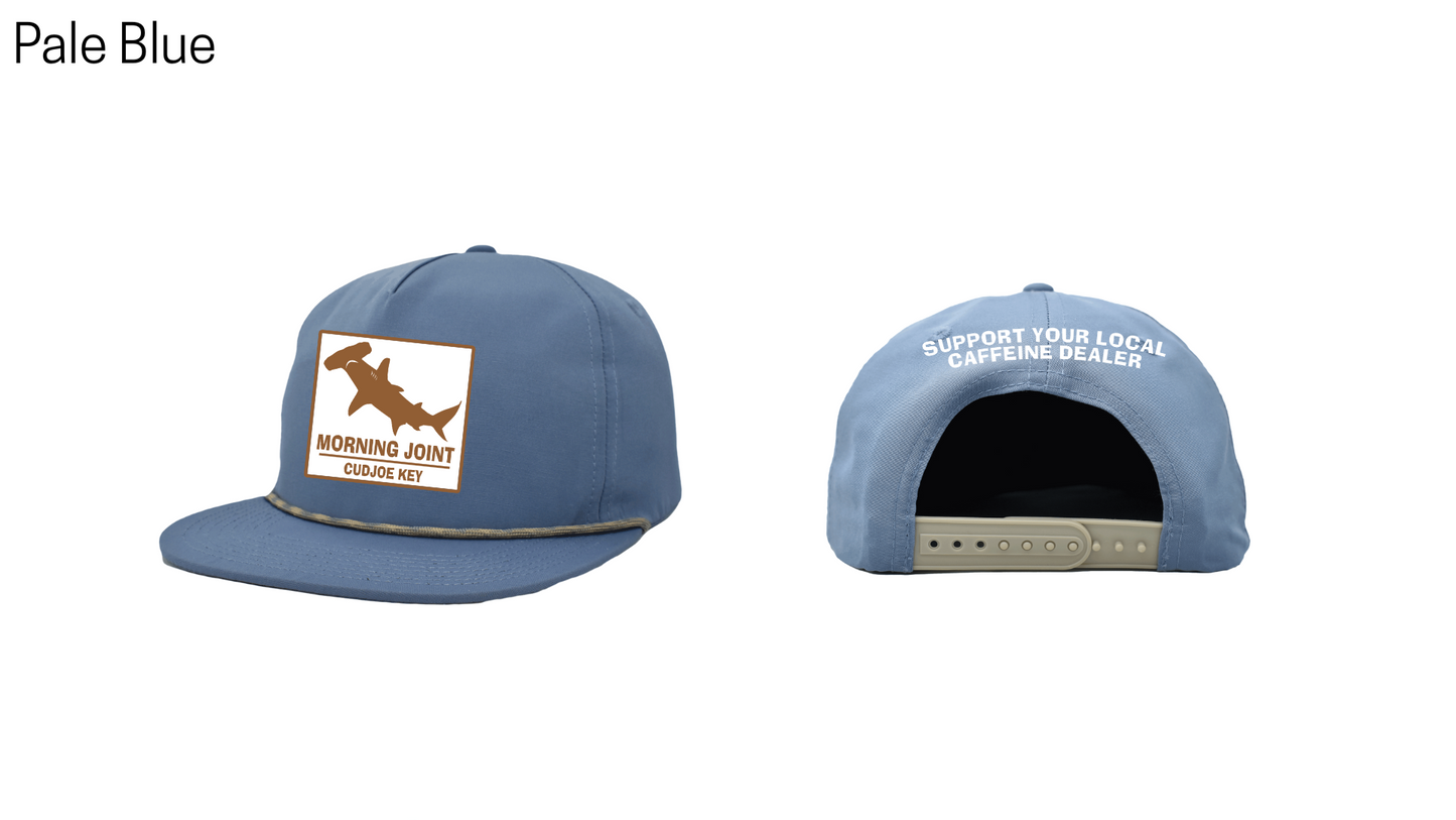 6-Panel Flat Brim Patch Hats - Morning Joint