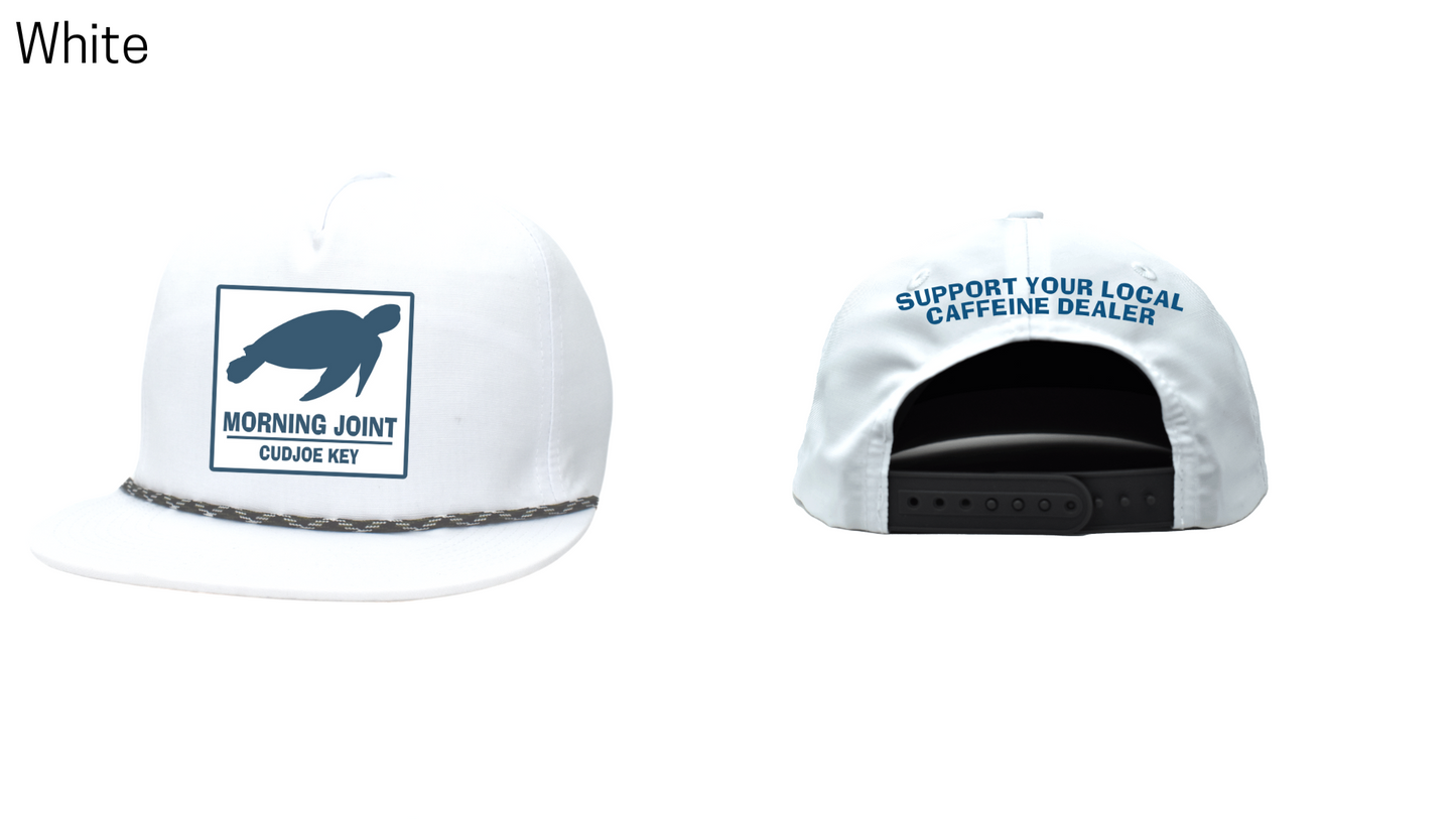 6-Panel Flat Brim Patch Hats - Morning Joint